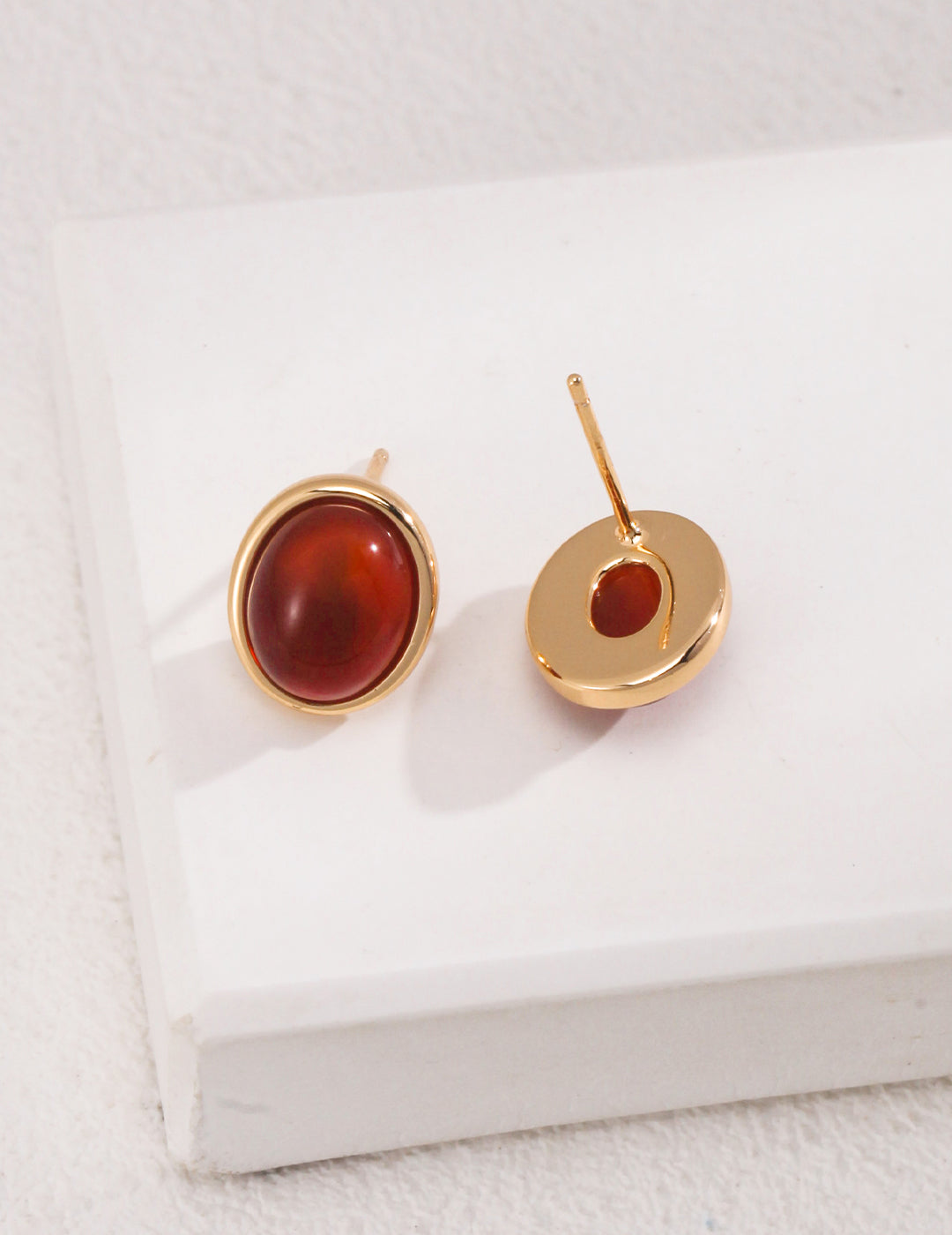 Sterling Silver Agate and Tiger's Eye Earrings